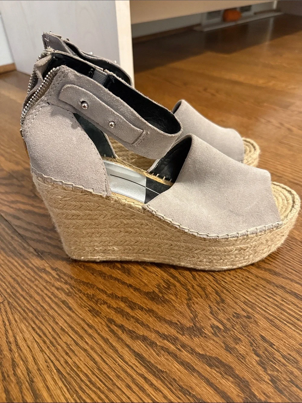 Women’s Dolce Vita Espadrille Wedge Sandals - Taupe 8.5